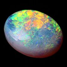 1.250ct 天然ホワイトオパール オーストラリア 遊色抜群 高品質 〔Australia White opal jewelry 宝石 ナチュラル natural 裸石 loose 〕_画像4