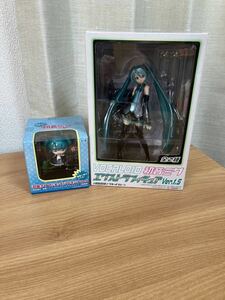 SEGA アミューズメント景品 初音ミク エクストラフィギュアver.1.5/初音ミク ヴィネッティアムキュート 長期保管品