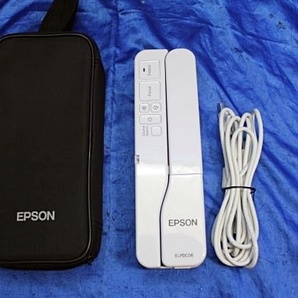 ◆2台入荷◆ EPSON/エプソン ポータブル書画カメラ コンパクト ★ELPDC06/専用ケース有り★ 51830Sの画像1