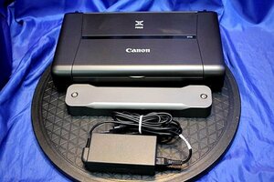 ▲難あり▲ CANON/キヤノン A4インクジェットプリンタ ★PIXUS iP110+ポータブルキット LK-62★　48463Y