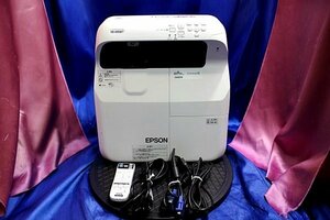 ★輝度3500lm/172h・0h★ EPSON/エプソン 液晶プロジェクター ★EB-695WT/ リモコン・HDMI・VGAケーブル付き★　48671Y