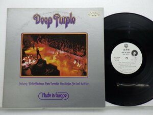 【見本盤】Deep Purple(ディープ・パープル)「Made In Europe」LP（12インチ）/Warner Bros. Records(P-10262W)/洋楽ロック