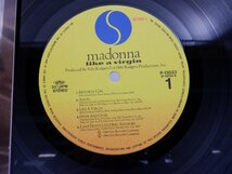 【帯/シュリンク付】Madonna(マドンナ)「Like A Virgin(ライク・ア・ヴァージン)」LP（12インチ）/Nile Records(P-13033)/ポップス_画像2