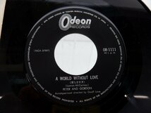 Peter And Gordon /Peter & Gordon「A World Without Love」EP（7インチ）/Odeon(OR-1111)/洋楽ポップス_画像2