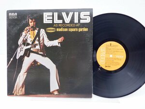 Elvis Presley「Elvis As Recorded At Madison Square Garden」LP（12インチ）/RCA Victor(LSP-4776)/洋楽ロック