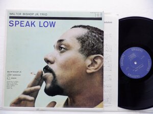 Walter Bishop Jr. Trio(ウォルター・ビショップ・ジュニア・トリオ)「Speak Low」LP（12インチ）/Jazztime(PA-3077(M))/ジャズ