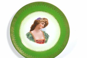 ウィーン窯 人物図 絵皿 g.BonFits / Wien アウガルテン 飾り皿