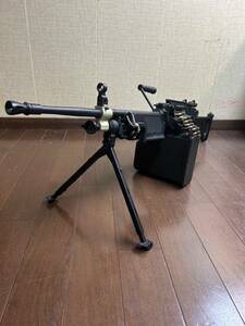 A&K M249 MINIMI Mk-1 自衛隊仕様　ダミーカートも付いてます　オマケ富士倉リポバッテリー　20mmレール