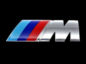 *BMW M rear solid chrome emblem / trunk emblem / side emblem /F16 F17 F18 F20 F22 F25 F30 F31 F10 F11 F20 F25 F26 F36 G30