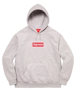 新品未使用 Supreme Inside Out Box Logo Hooded Sweatshirt Heather Grey Mサイズ シュプリーム インサイドアウト boxロゴ パーカー