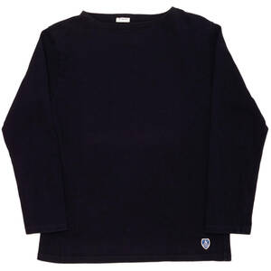 ORCIVAL Cotton Lourd Boat Neck フレンチバスクシャツ 4　オーチバル オーシバル フランス製 無地 ボートネック 長袖 Tシャツ Tee