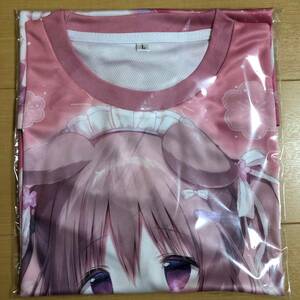 C102 コミケ しらたまこ しらたま 和メイドまろん フルグラフィックTシャツ Lサイズ　未開封