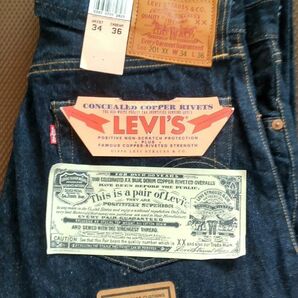 レア品 1937年モデル LEVI’S 201XX 201-0004 W34 L36 未使用 デッドストック バレンシア復刻！