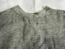 ◆GU　レディース リボン編み込みセーター・グレー　Mサイズ(大きなサイズの方も) / ジーユー_画像2