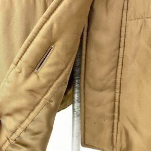【1円スタ】Aa4 大きいサイズ☆《イタリア製》Genny ジェニー シルクコート シルク100% 中綿コート 袖ファーコート XL以上 レディース 女性の画像7