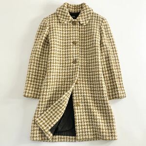 Ca9 A.P.C. アーペーセー ステンカラーコート ロングコート 千鳥格子 34 XSサイズ相当 冬物 ウールブレンド◎ レディース 女性用