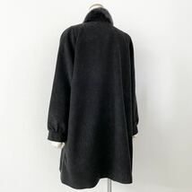 Ga12 《最高級毛皮》染めミンクファー × カシミヤ100% 総カシミア MINK FUR ロングコート カシミヤコート 9AR リアルファー 毛皮コート_画像3