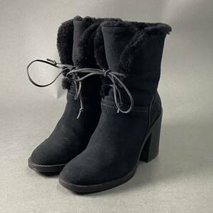 Aa15 UGG Australia アグ オーストラリア *1018674 ジャリーン レースアップブーツ* チャンキーヒールブーツ ムートンブーツ 22.5 女性用