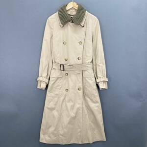 [I jpy start ]Ba22 large size * BACCAbaka trench coat long coat collar removal * 3way liner attaching XL corresponding lady's for women 