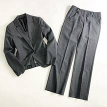 Ga25 THE SUIT COMPANY she micro fiber spun ザ スーツカンパニー ジャケット スーツ セットアップ 36 Sサイズ相当 レディース 女性用_画像1