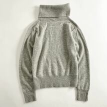 Va25 UNIQLO ユニクロ ハイタートルネック ニットセーター カシミヤ100% 総カシミア カシミヤセーター グレー Mサイズ相当 レディース_画像2