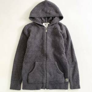 Za31 kashwere カシウエア フルジップボアパーカー Hooded カシミヤタッチ◎ 吸湿/速乾性 XS グレー ユニセックス 男女兼用