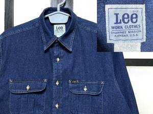 Рубашка Lee Denim 90 -х годов, сделанная в Японии / 90 -е годы Lee Work