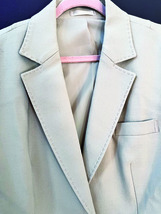 BURBERRY バーバリー ロンドン パンツ スーツ セットアップ ジャケット ベージュ クリーム レディース 40 入学式 卒業式_画像3