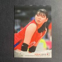 A017】山田二千華 女子バレーボール カード 火の鳥NIPPONオフィシャルトレーディングカード スポーツ選手 カード トレカ_画像2