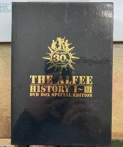 THE ALFEE／HISTORY I～III DVD BOX SPECIAL EDITION 【中古DVD】 3枚組 アルフィー PCBP-51274