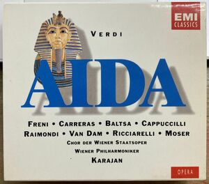 Verdi：Aida 「アイーダ」 カラヤン【中古CD】 3枚組み ドイツ盤 Herbert von Karajan 7 69300 2