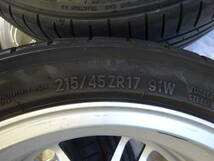 美品！エンケイ ENKEI RPF1 17インチ 7.5J 48 114.3 5穴 215/45/17 PROXES　SPORT装着8部山 レース サーキット 軽量ホイール RAYS SSR _画像8