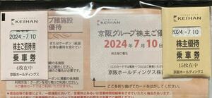 京阪グループ　株主優待（1,000株分）