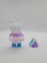 ウアモウとおばけちゃん　クリア成型　ミントグリーン、紫色、ピンク、水色彩色_画像3