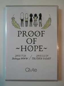 即決【DVD】☆キャラアニ限定販売☆ Q'ulle ／ 2nd DVD Proof of ～HOPE～ 新品