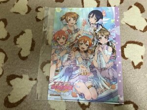 B056クリアファイル　ラブライブ！ スクフェス公式ブック ゲーマーズ特典 　ことり 海未 穂乃果　絵里 希 にこ 花陽 凛 真姫