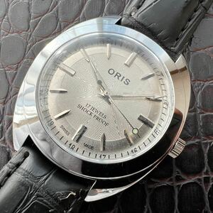 【美品・調整済】オリス ORIS ビンテージ 機械式 手巻き ウォッチ 腕時計 メンズ 中古 アンティーク 動作良好 ディズニー ミッキー NO.630