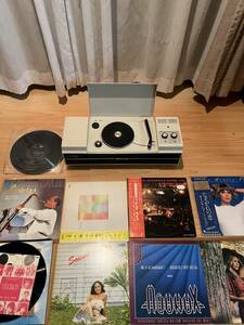 National 真空管式卓上ステレオ レコードプレーヤー 完全動作良好品 当時品 レコード付き