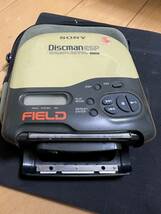 SONY ソニー D-421SP ポータブルCDプレーヤー レア ディスクマン FIELD Discman ESP ビンテージ レトロ ジャンク 動作未確認_画像2