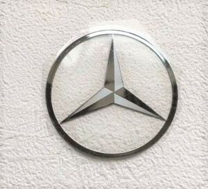 限定送料無料　Mercedes-Benz 　２ｃｍマーク　 アルミ　ミニステッカー