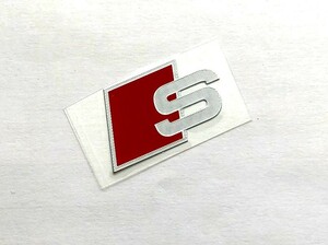  редкостный новые поступления ограничение предмет . задний .. алюминиевый AUDI S Logo aluminium стикер маленький J