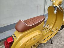 ★VESPA★ 50s / 100 / 125ET3用 スポーツシート　ブラウン　カフェレーサー_画像2