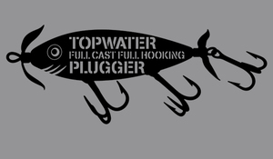 * stencil topwater fishing sticker (L size )* cutting seal bus fishing | lure 