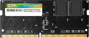 シリコンパワー ノートPC用メモリ DDR4-2666(PC4-21300) 8GB×1枚 260Pin 1.2V CL19 Mac対応 SP008GBSFU266B02