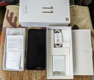 Mi 11 Lite 5G Truffle Black 6GB RAM 128GB ROMシャオミXiaomi　シムフリー　箱説明書等完備　付属品未使用