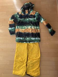 BURTON　バートン　上下セット　キッズ　子供　スノーボードウェア　Lサイズ（148-155）