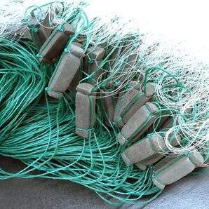 刺網（建網）1.5m×70m 白 刺し網 魚網 フィッシングネット/22χの画像4