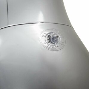 エアーマネキン 女性 ヘッドレス全身タイプ ビニールトルソー 空気式マネキン シルバー/12χの画像8