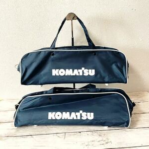 コマツ KOMATSU / 工具バッグ 工具入れ バッグ ナイロン 横長 長物 純正 企業もの 新品 キャンプ DIY