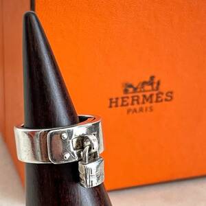 HERMES エルメス シルバー925 ケリーリング 箱付 指輪 アクセサリー 銀 シルバーリング 箱付 正規品